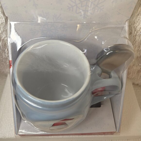 Frankford’s Elf on the Shelf Blue Christmas Mug & Spoon Holiday Gift Set - Picture 3 of 7
